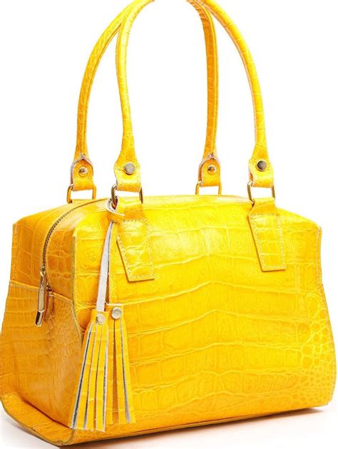 white leather handbags yellowish